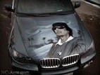 Аэрография на BMW X6 – Каддафи